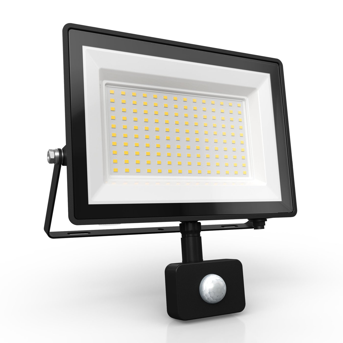 LED Floodlight with sensor 100W - 4000K - 110lm/W - 3 year warranty