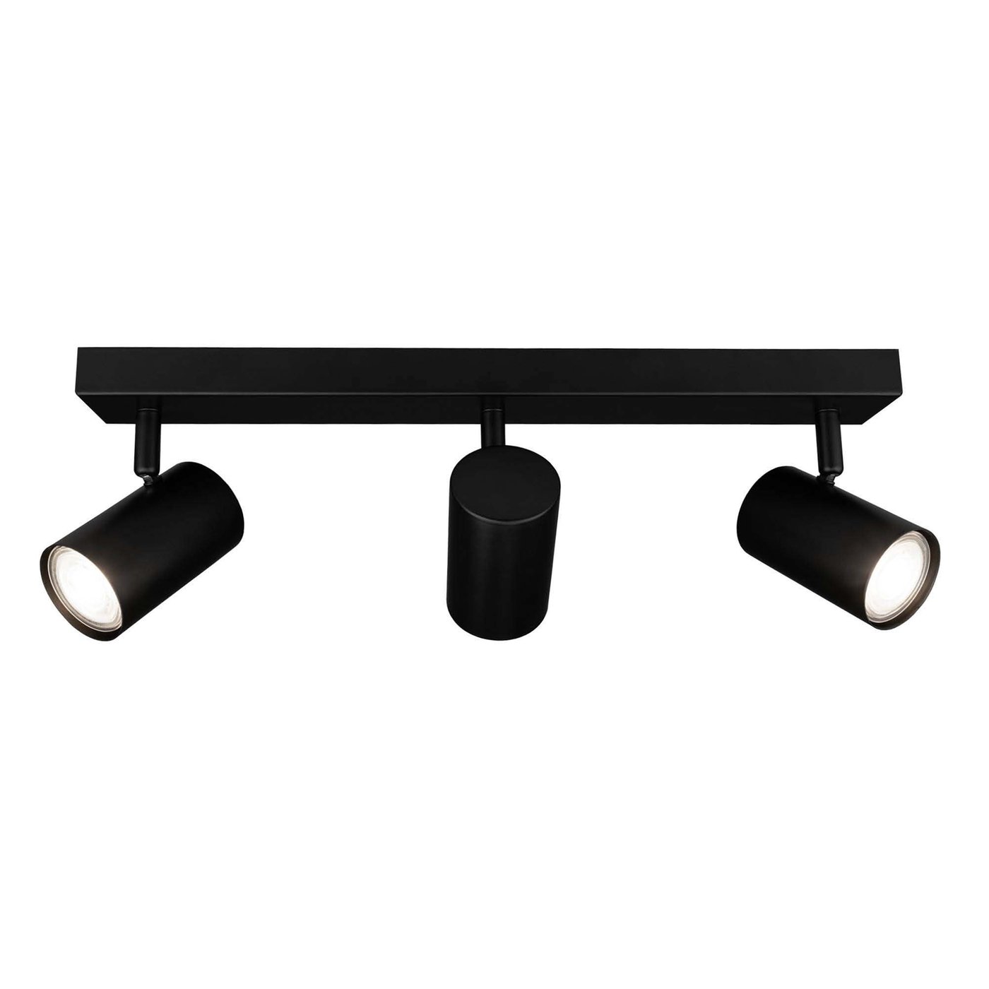 LED Deckenstrahler Schwarz Trio - 3W - 4000K - Neigbar