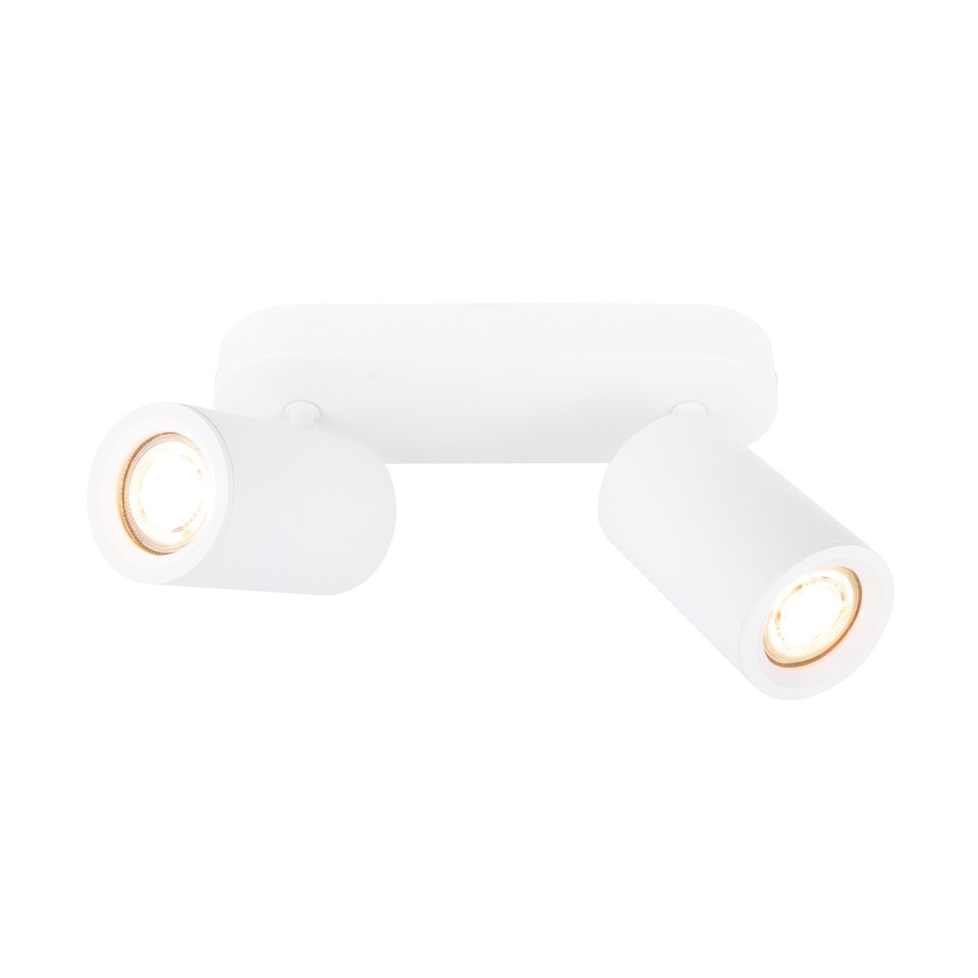 LED Plafondspot Wit Duo - Kantelbaar - GU10 Fitting