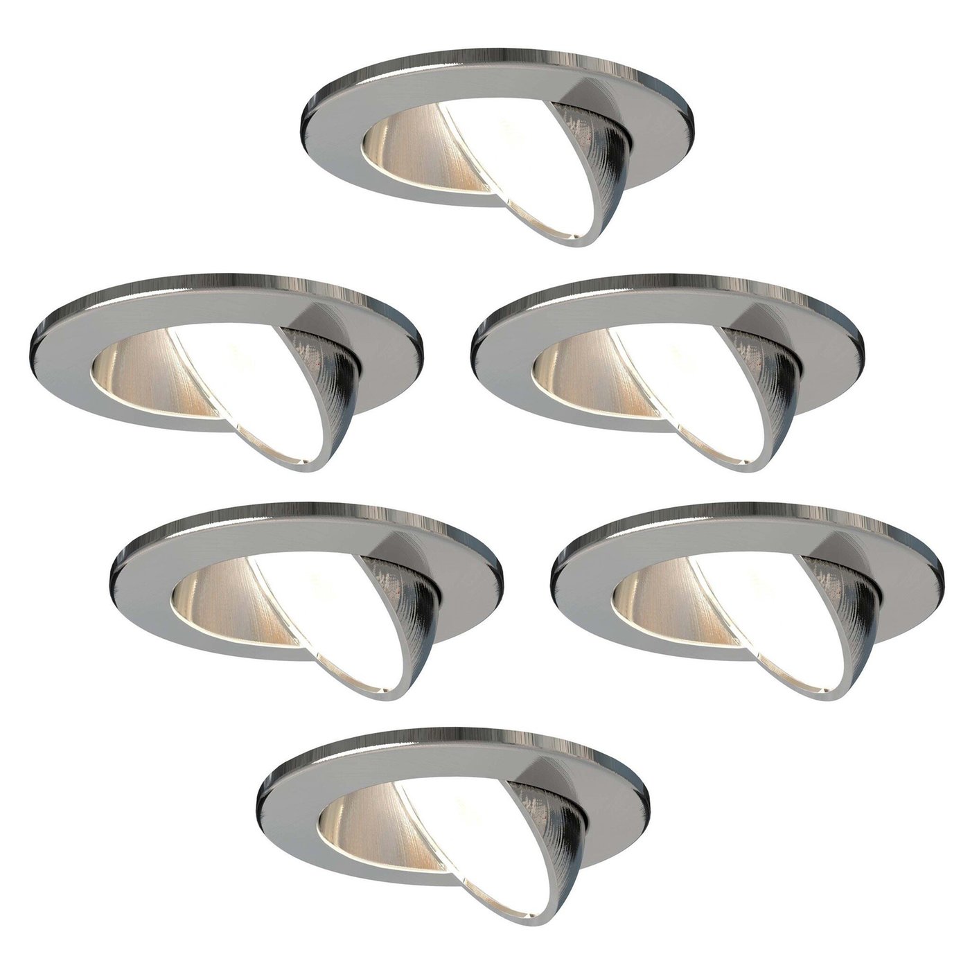 Dimmbare LED Einbaustrahler Edelstahl - IP65 - 5W - CCT - 5 Jahre Garantie - Geeignet für das Badezimmer
