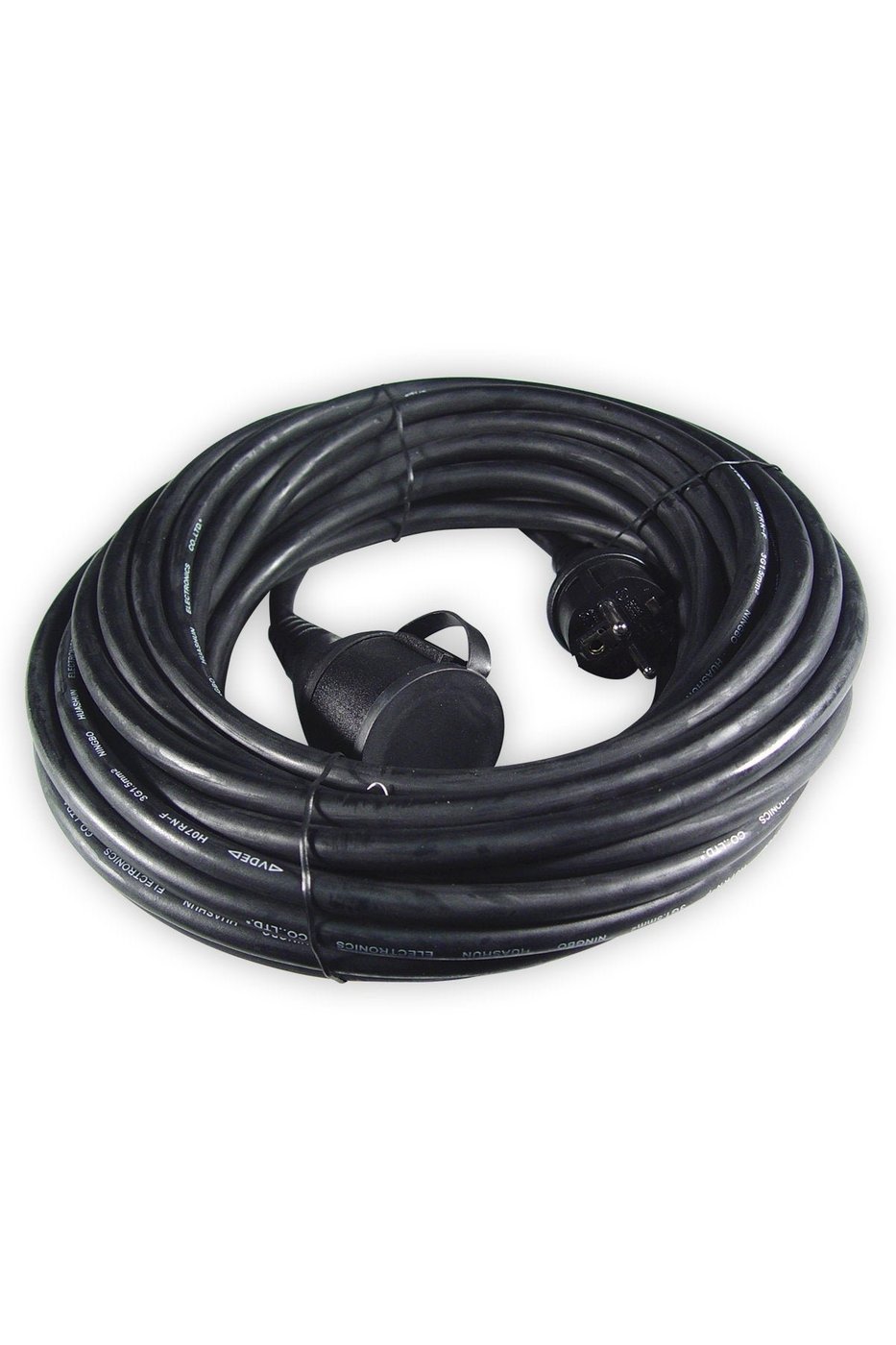 Calex Kabel - 15M - Schwarz - 3x 1.5mm² - Verlängerungskabel - Verlängerungsschnur