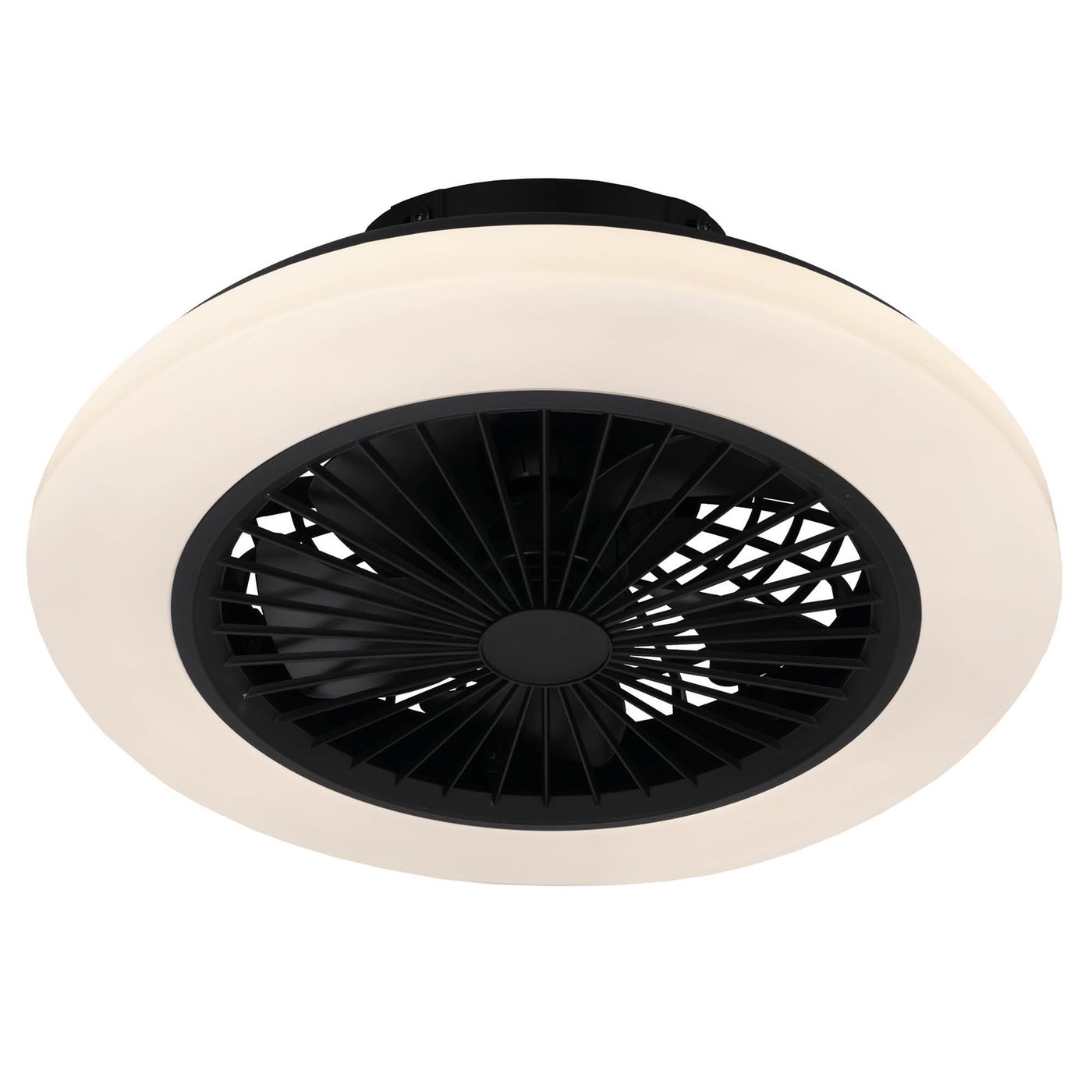 Ventilatore da soffitto LED - Dimmerabile - Nero - Smart - 2700K-6500K - Incl. telecomando