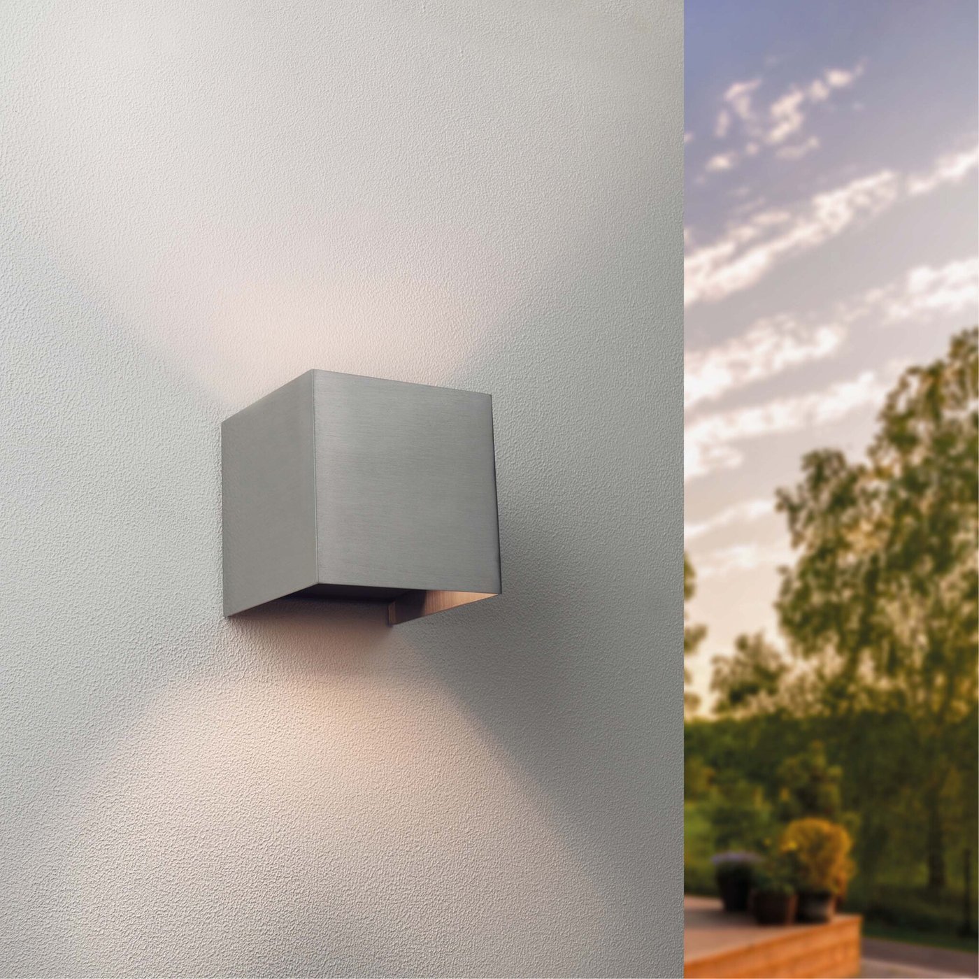 Kinkiet Ścienny LED Zewnętrzny Stal nierdzewna - Dwustronny - 2700 K - 3,5 W - IP54