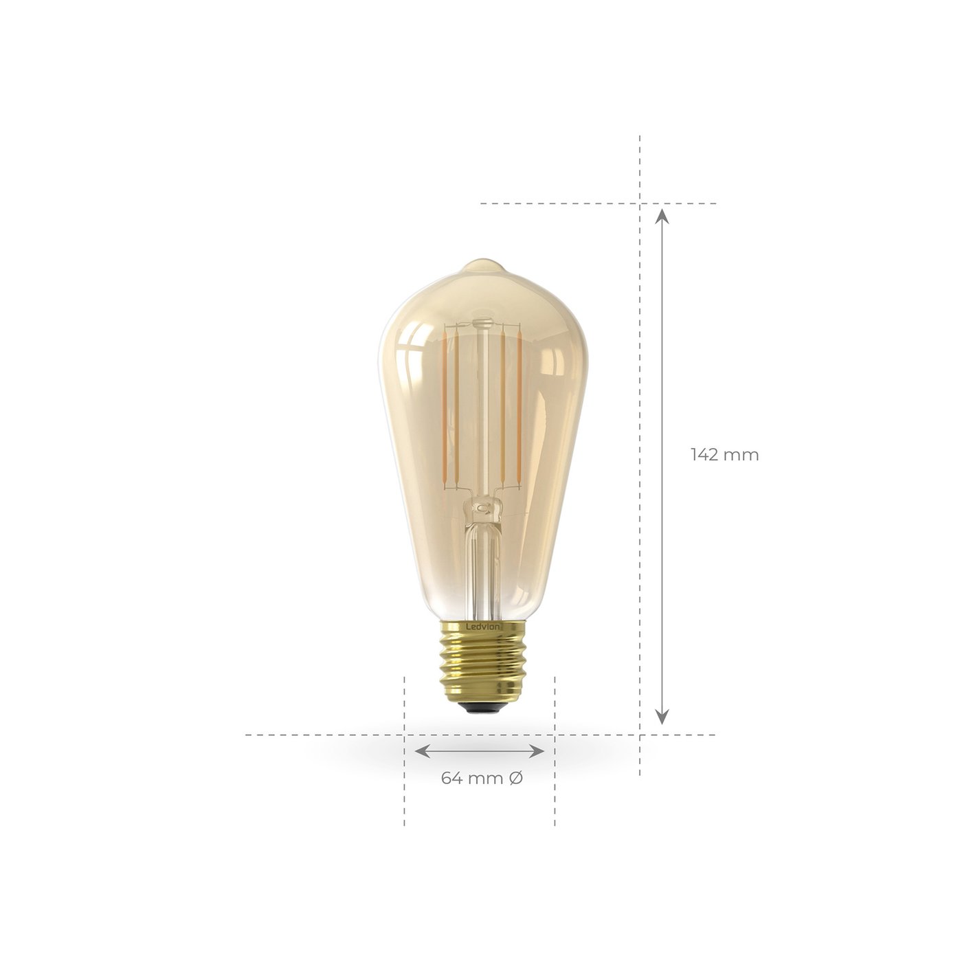 Lampadina Led E27 a tubo a U 23W Bianco freddo 6400K Aigostar