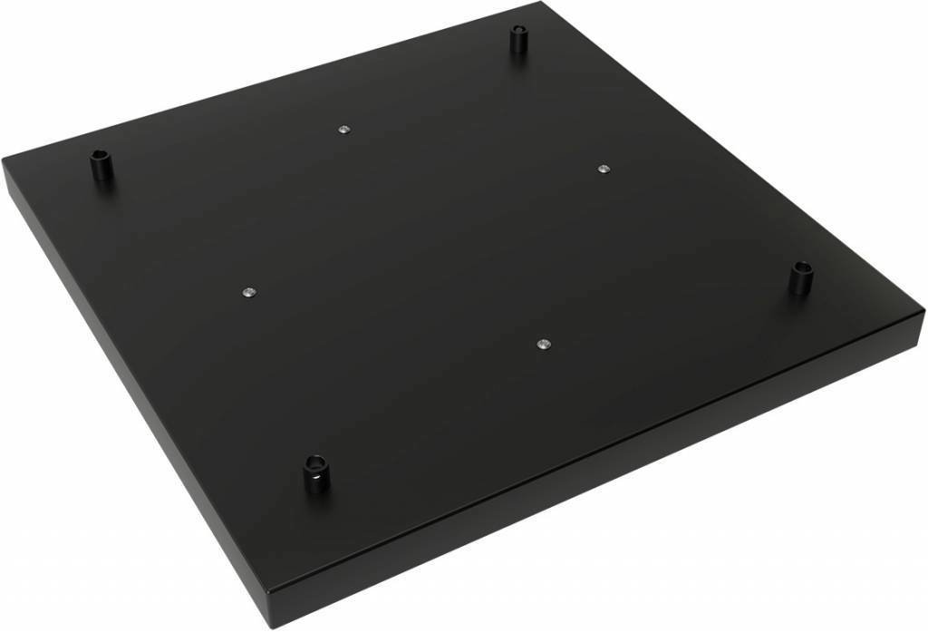 Calex Rosone Quadrato Nero – 4 Cavi 