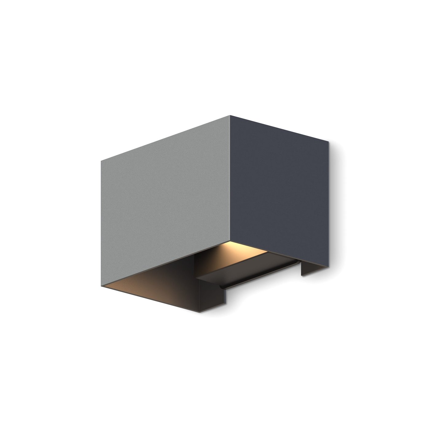 Calex LED Wandleuchte Außen - Beidseitig - 7W - 3000K - IP54 - Anthrazit