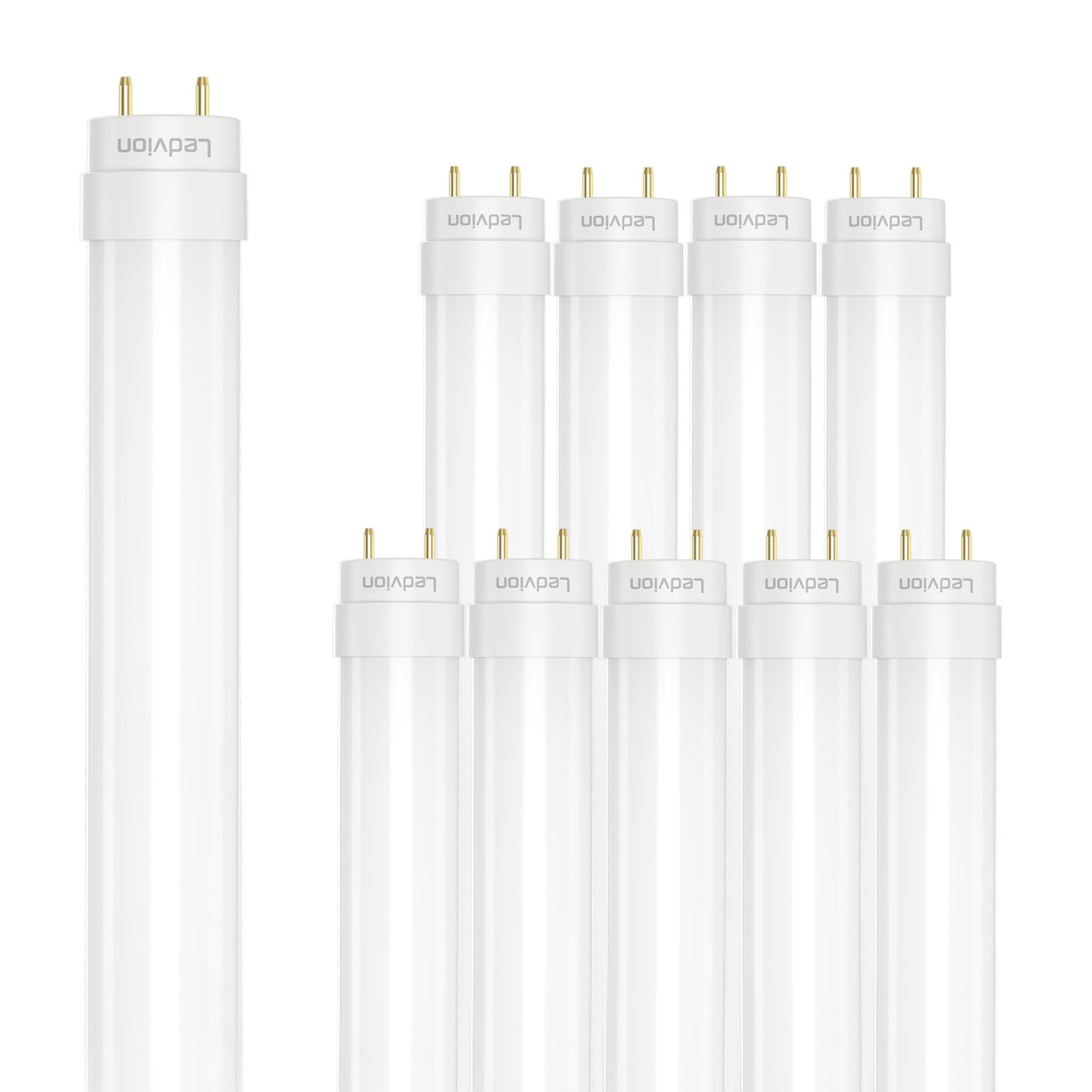 10x Świetlówka LED 120 cm - 18W - 1800 Lumenów - 4000K - 3 lata gwarancji