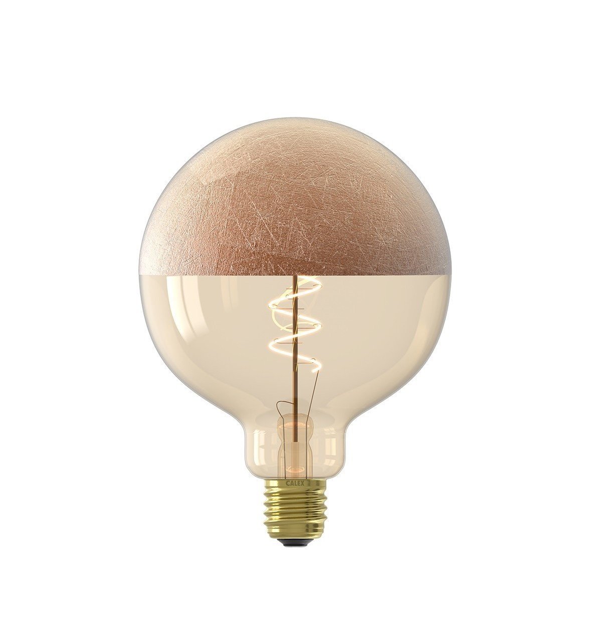 Calex XXL Specials LED Lampe G125 - E27 - 120 Lm - Kupfer Spirale