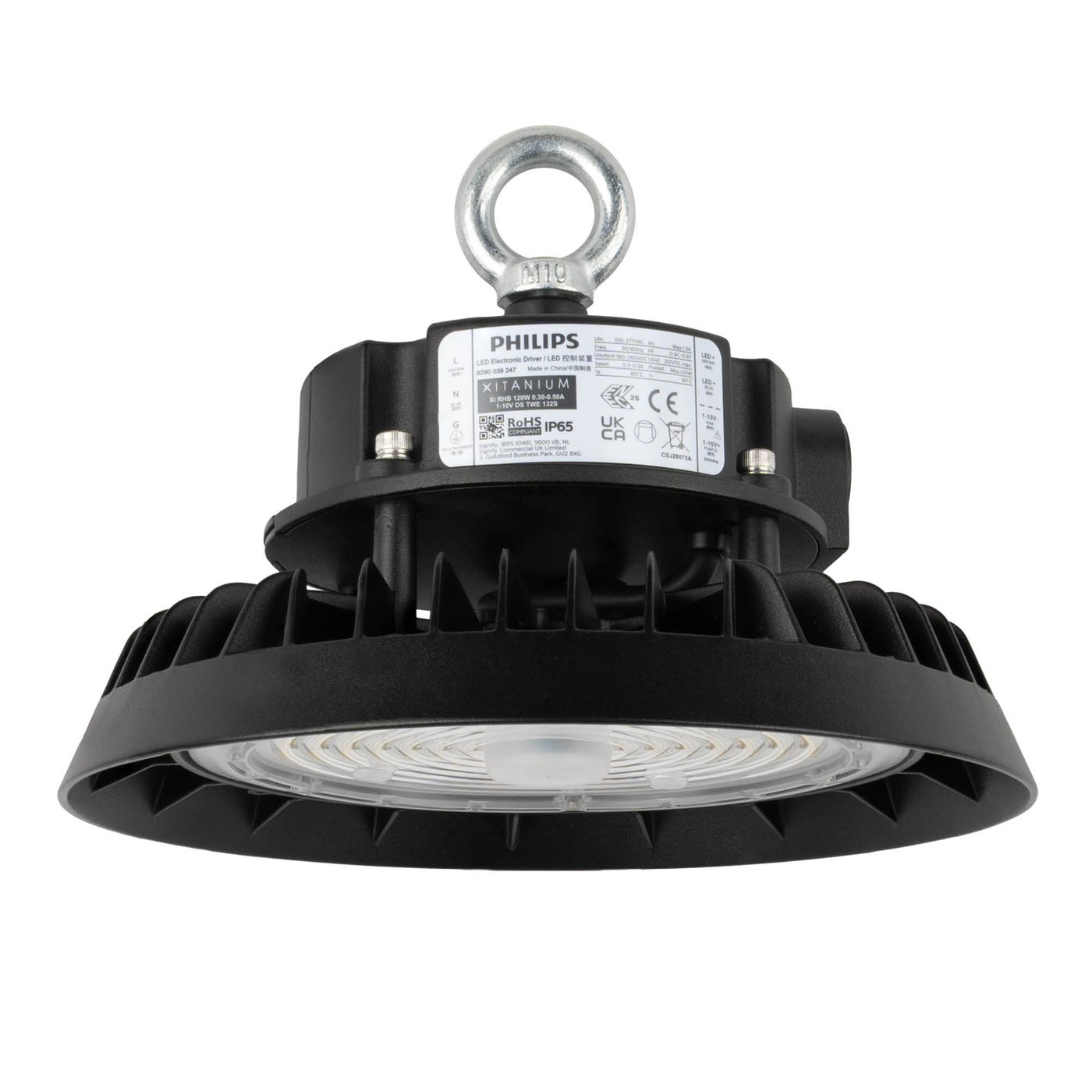 LED High Bay - Philips Driver - 100W/80W/60W - 4000K - 185 lm/W - IP65 - Dæmpbar - 120° - 5 års garanti
