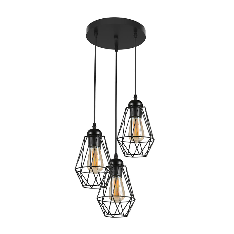 Lampa Wisząca LED - Leduxa - Czarny - Żarnik - Oprawka E27 - 12W