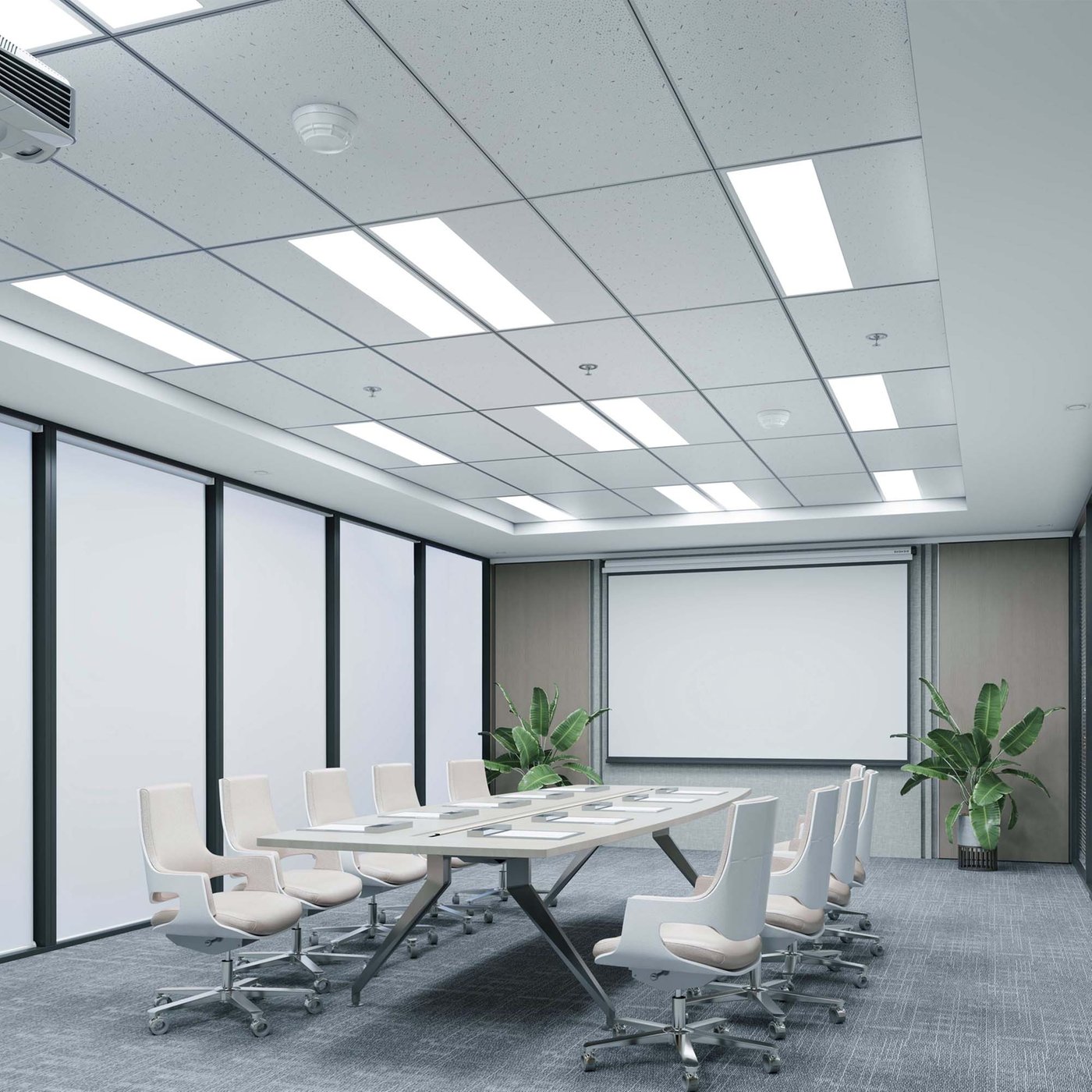 Ledvion - Panneau LED, 120x30, 36W, 4000K, 4000 Luens, Plafonnier à