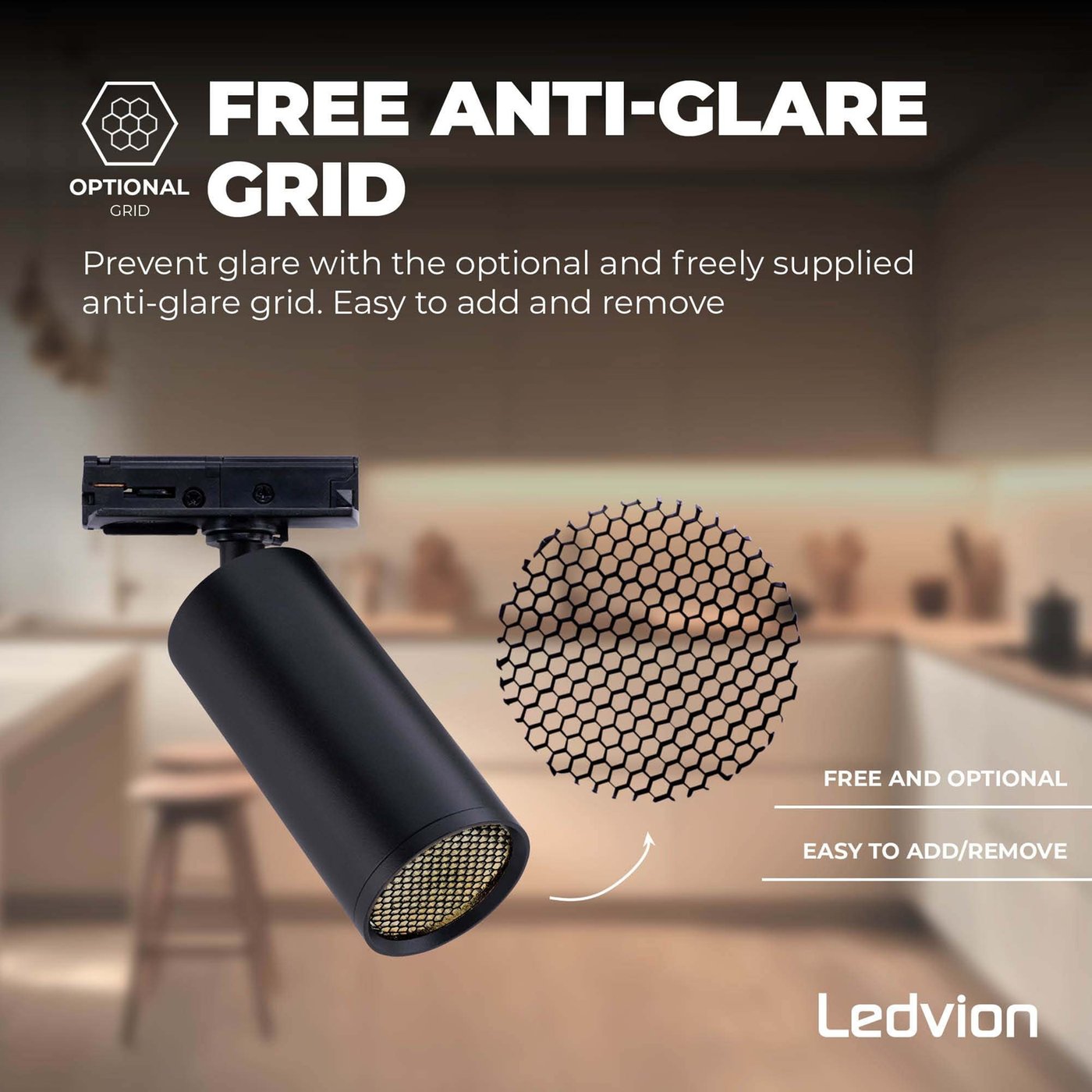 LED Railverlichting - 2 Meter - Incl. 6 Railspots