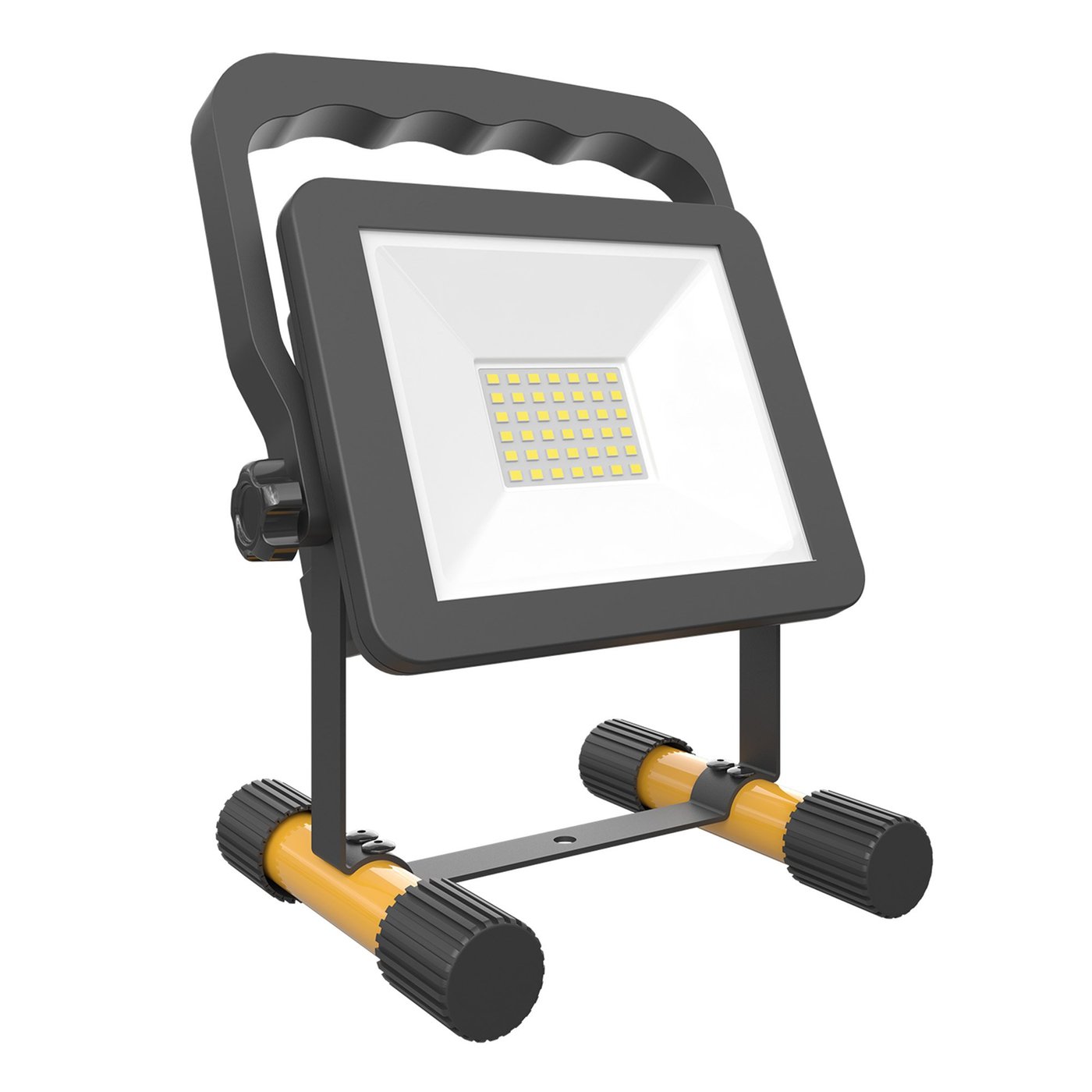 LED Akku Baustrahler 20W - 100lm/W - 5400mAh Akku - 6500K - IP54 - 2000 Lumen