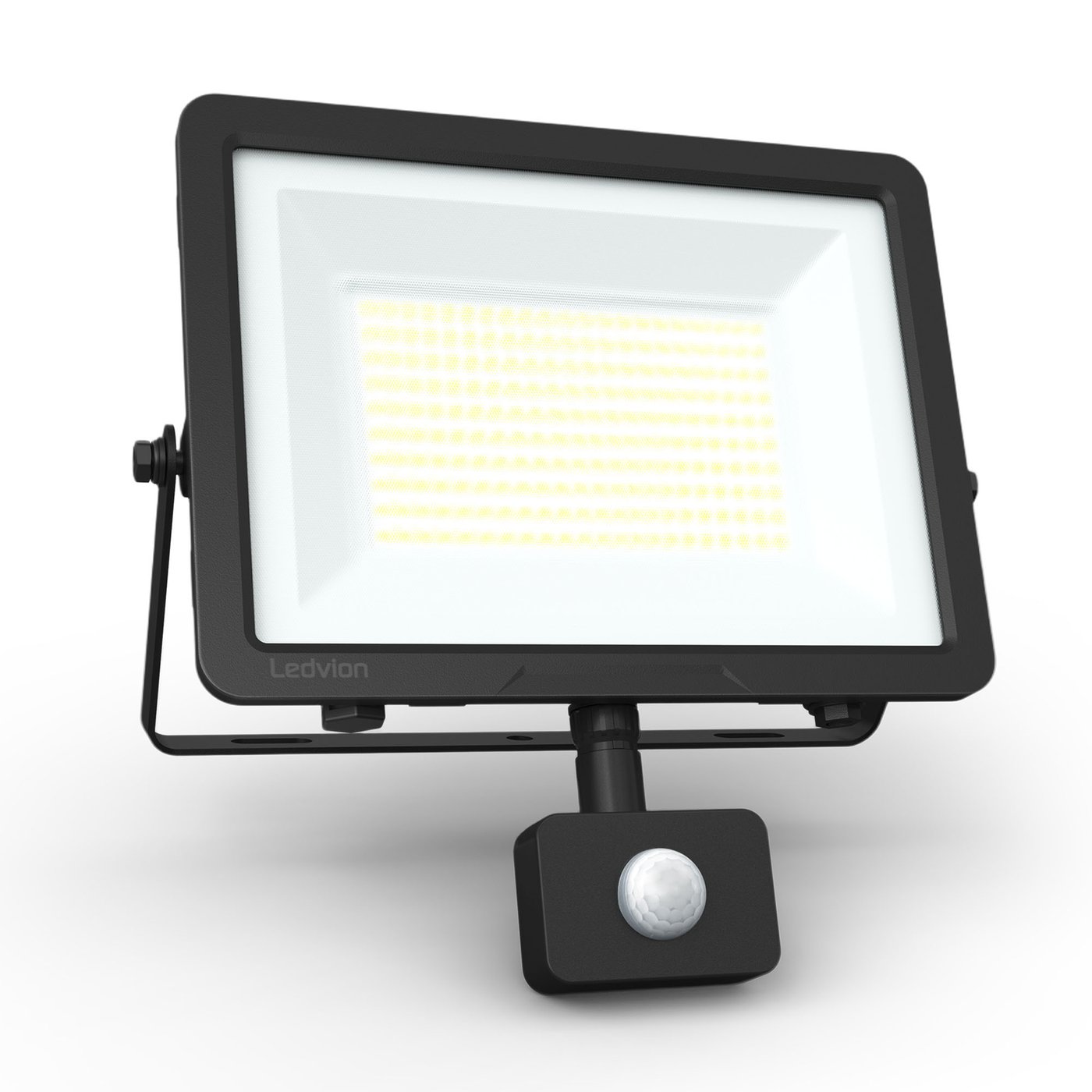 LED Fluter mit Sensor 100W - IP66 - 6500K - 135lm/W - 5 Jahre Garantie