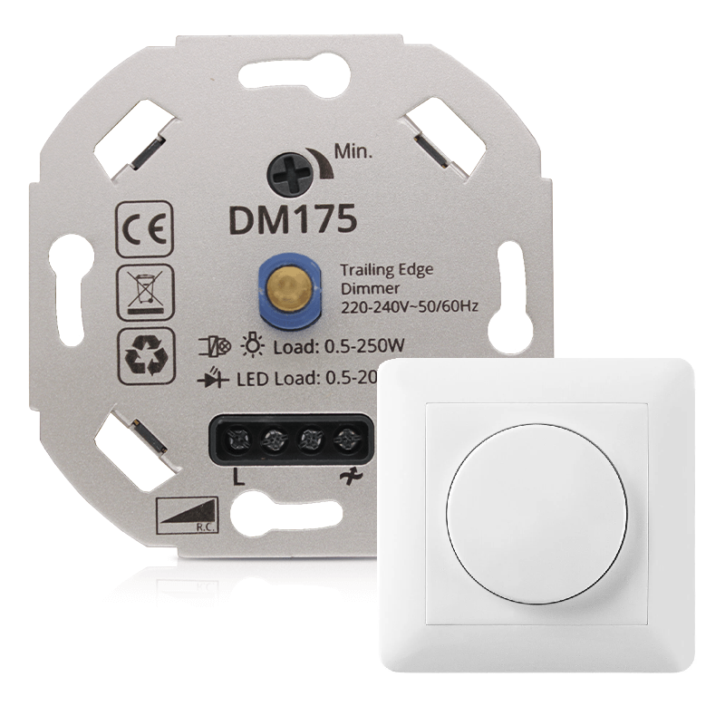 Ściemniacze LED 0.5-200 Watt 220-240V - Odcięcie fazy - Uniwersalny - Kompletny
