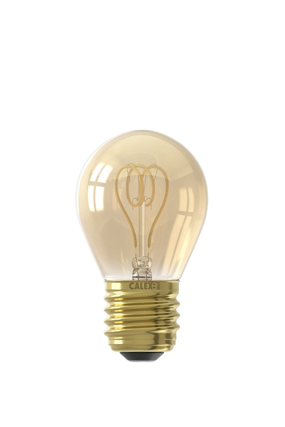Lampa LED Calex Ball Ø45 - E27 - 136 Lm - Złoty Filament Flex