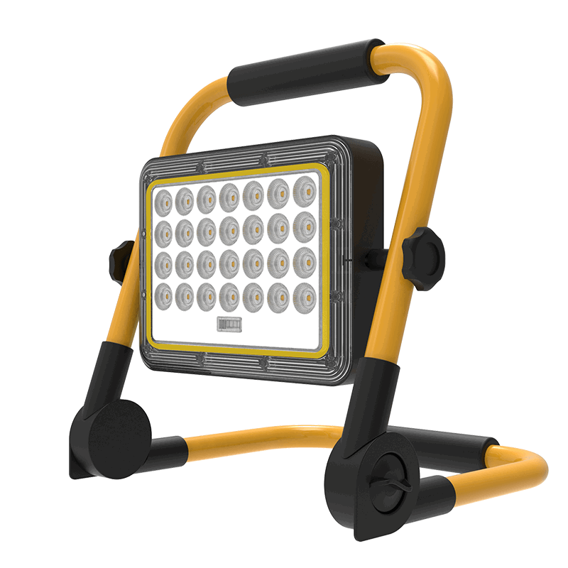 Lampa Robocza LED z Akumulator 10W - 80Lm/W - 800 Lumenów - 6500K