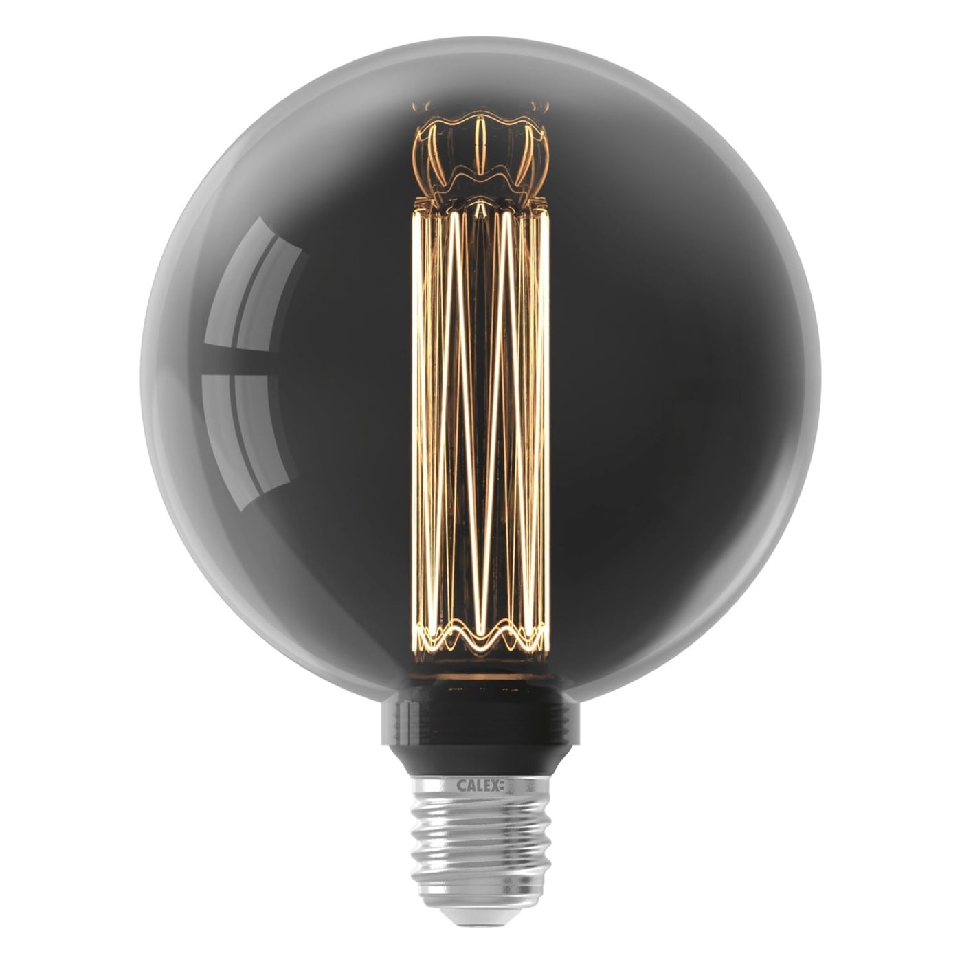 Żarówka LED Calex Crown G125 - E27 - 3.5W - 40 Lumenów - 2000K - Tytanowa - Możliwość ściemniania