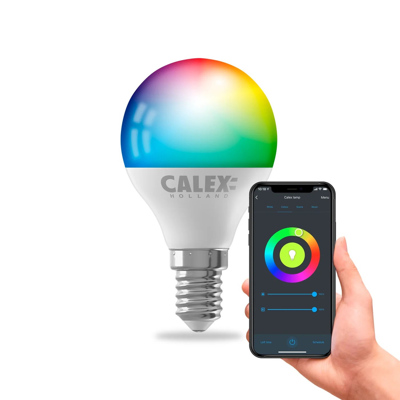 Inteligentna Lampa LED RGB+CCT E14 - Wifi - Ściemnialna - 4.9W