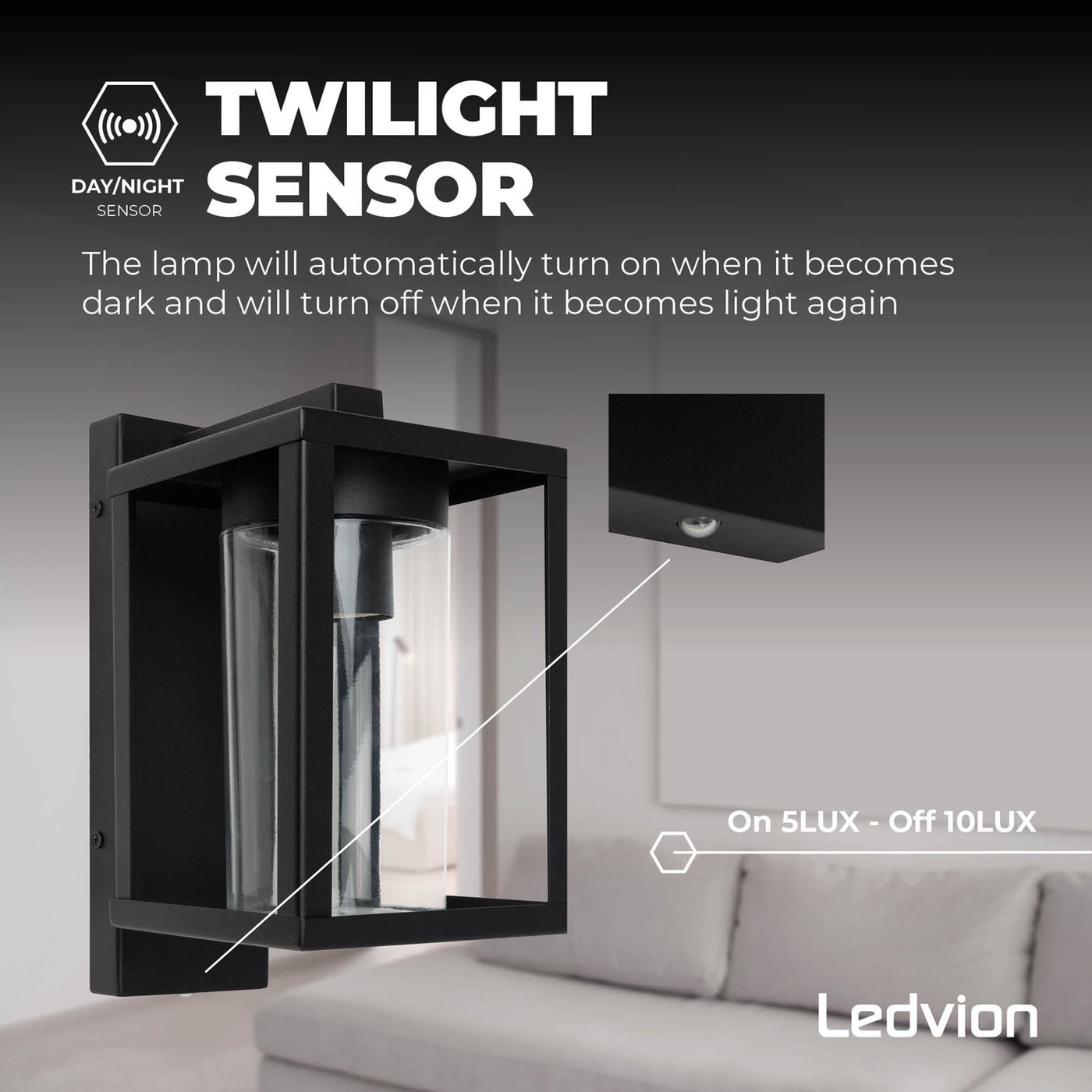 Applique SAIL LED in alluminio CCT sensore di movimento - FT Feel The