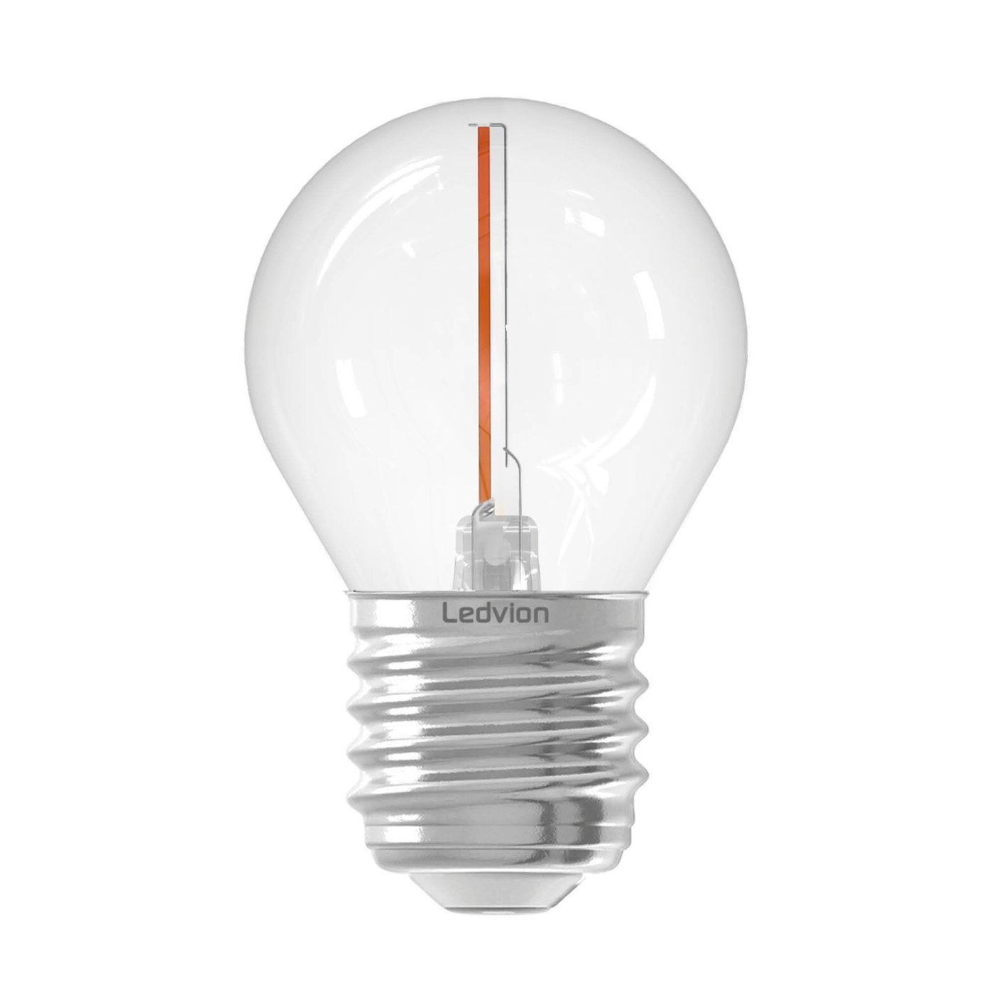 E27 LED Lamp Filament - 1W - 2100K - 50 Lumen - Clear