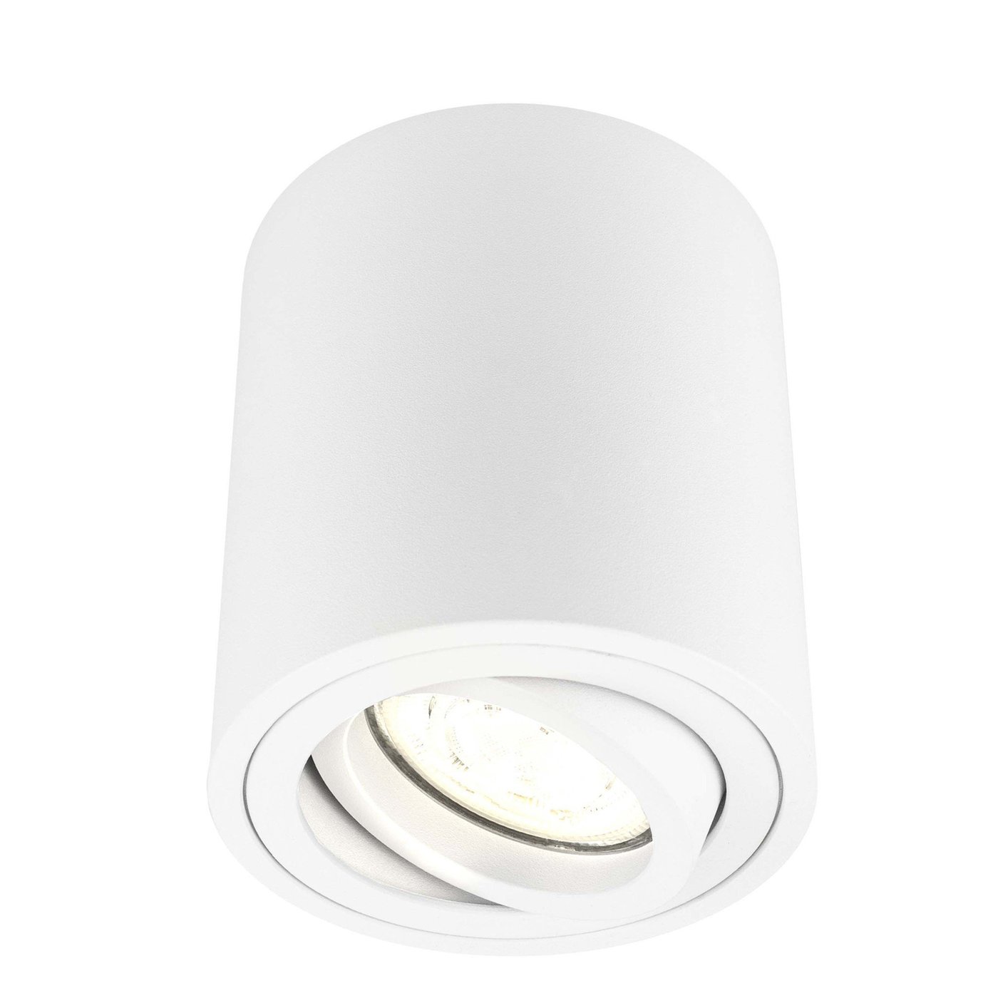 Dimmbare LED Aufbaustrahler - ø80mm - Rund - Weiß - 3W - 2700K - Kippbar - IP20