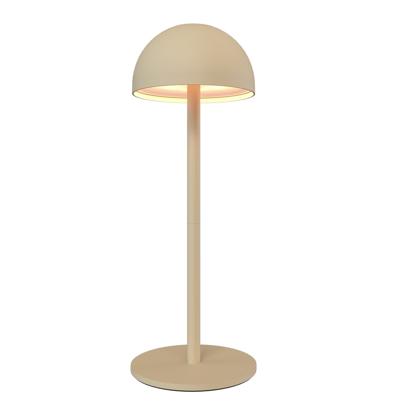 Oplaadbare Tafellamp USB – Beige – IP54 - Draadloos – Dimbaar – CCT – 2000 mAh Batterij - Vita