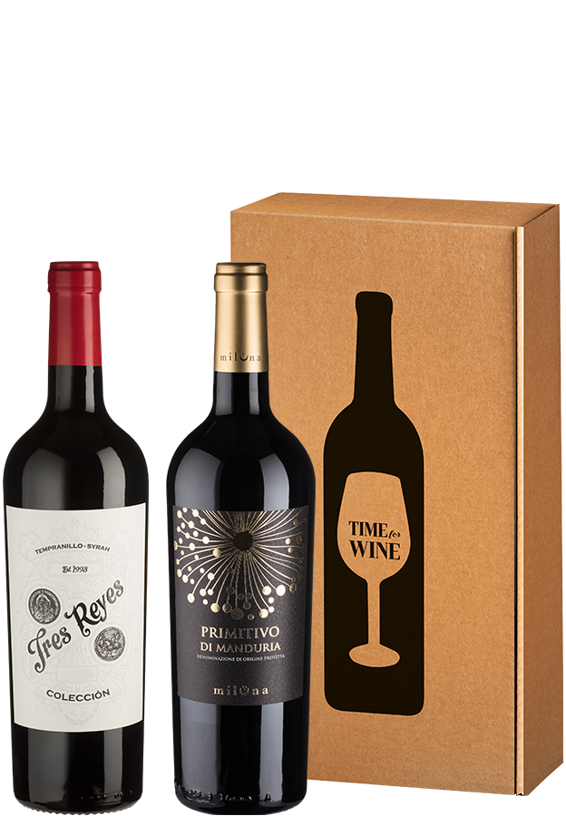 2er-Rotwein Geschenkset -