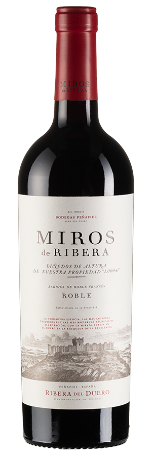 Miros de Ribera Roble - 2021 - Bodegas Peñafiel - Spanischer Rotwein