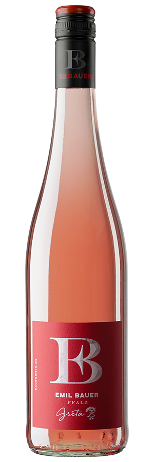 Weinfreunde Wein-Angebote - Greta Rosé feinherb (2025) - Emil Bauer - Roséwein aus der Pfalz, Deutschland