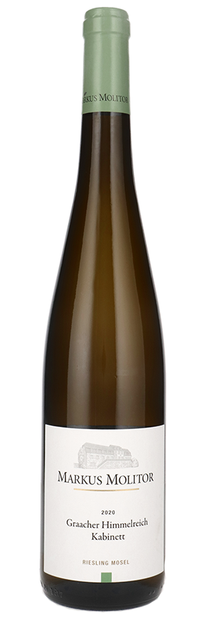 Weinfreunde Wein-Angebote - Graacher Himmelreich Riesling Kabinett Grüne Kapsel feinherb (2020) - Markus Molitor - Weißwein von der Mosel, Deutschland