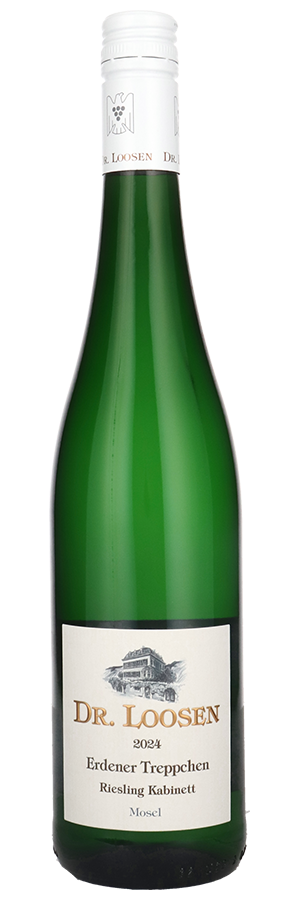 Weinfreunde Wein-Angebote - Erdener Treppchen Riesling Kabinett (2024) - Dr. Loosen - Weißwein aus der Pfalz, Deutschland