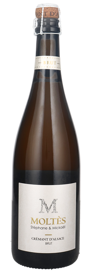 Weinfreunde Wein-Angebote - Crémant d´Alsace brut Bio - Antoine Moltes - Schaumwein aus dem Elsass, Frankreich