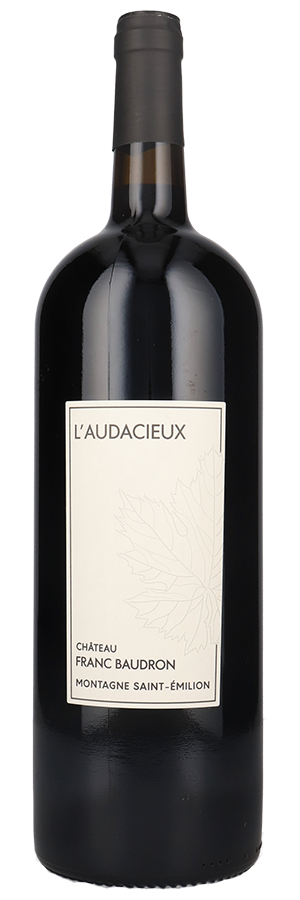 Weinfreunde Wein-Angebote - L'Audacieux de Franc-Baudron 1,5L-Magnum Bio (2019) - Château Franc-Baudron - Rotwein aus Bordeaux, Frankreich
