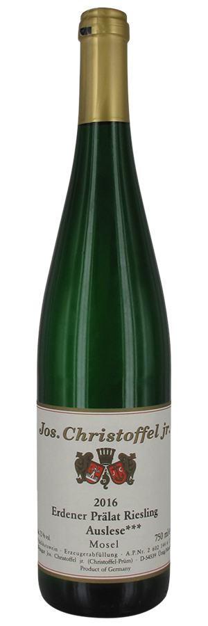 Weinfreunde Wein-Angebote - Erdener Prälat Auslese*** (2016) - Jos. Christoffel jr. - Weißwein von der Mosel, Deutschland