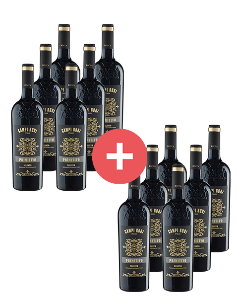 6+6-Paket Campi Rudi Primitivo Salento 2023 - Weinpakete