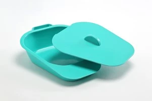 ADHOME Bedpan met deksel BioCote Selina