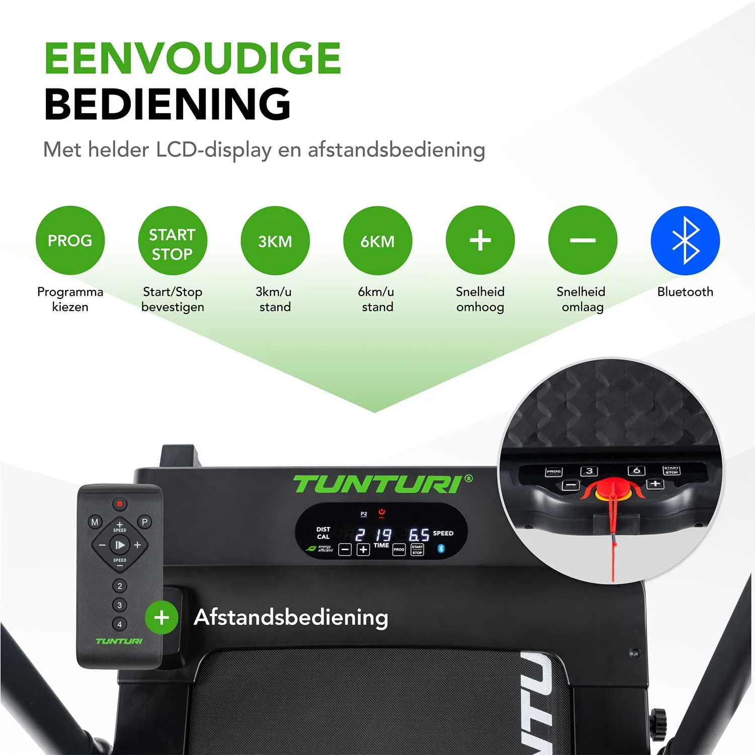 TUNTURI Inklapbare Loop-en wandelband Cardio Fit T10