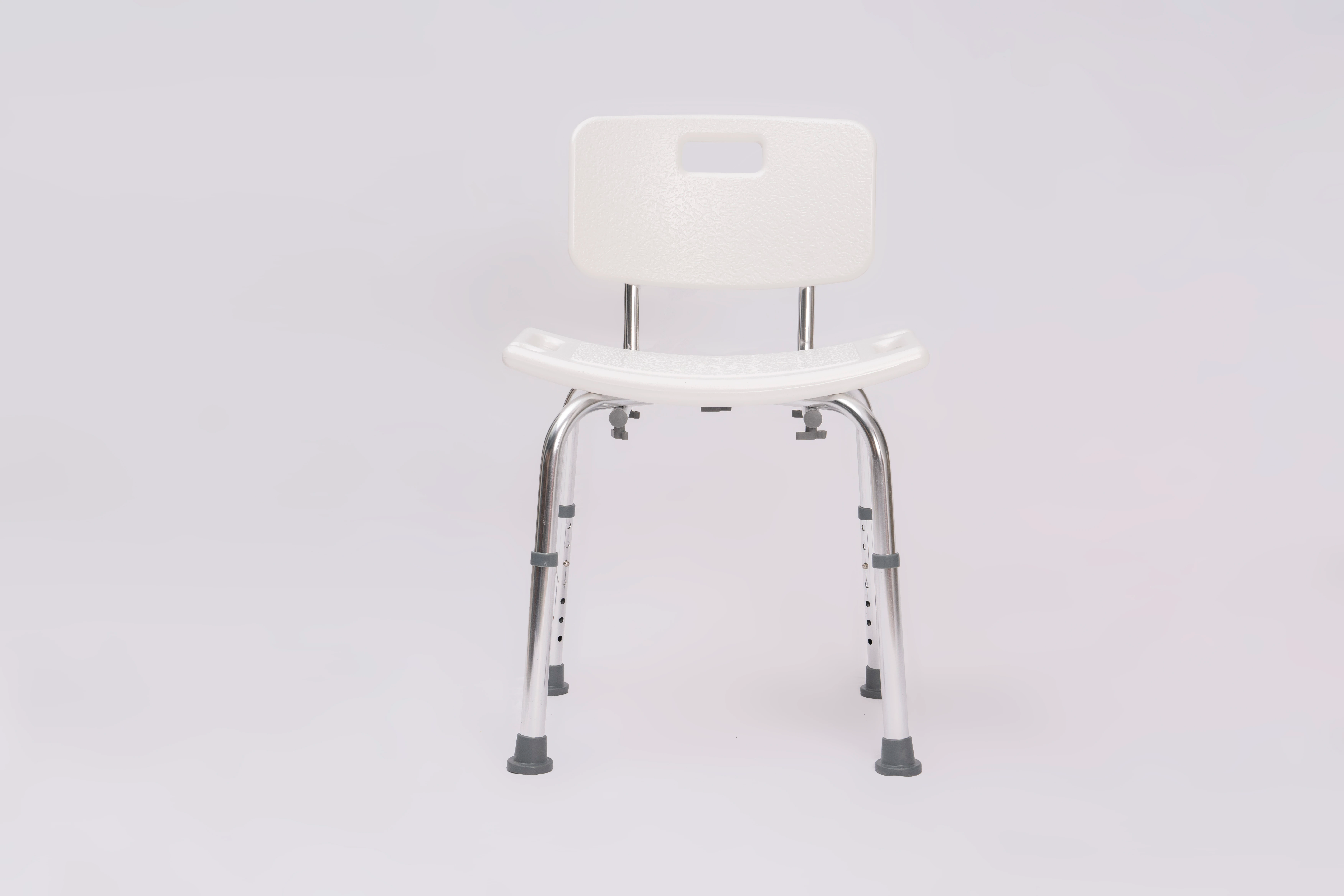 ADHOME Aluminium douchestoel met gebogen zit en rugleuning