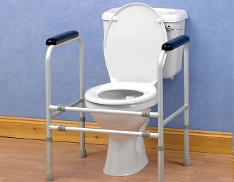 ADVYS Toiletkader extra stevig - aluminium