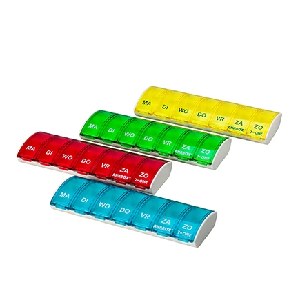 ANABOX Pillendoos 1 week, 1 vakje/dag