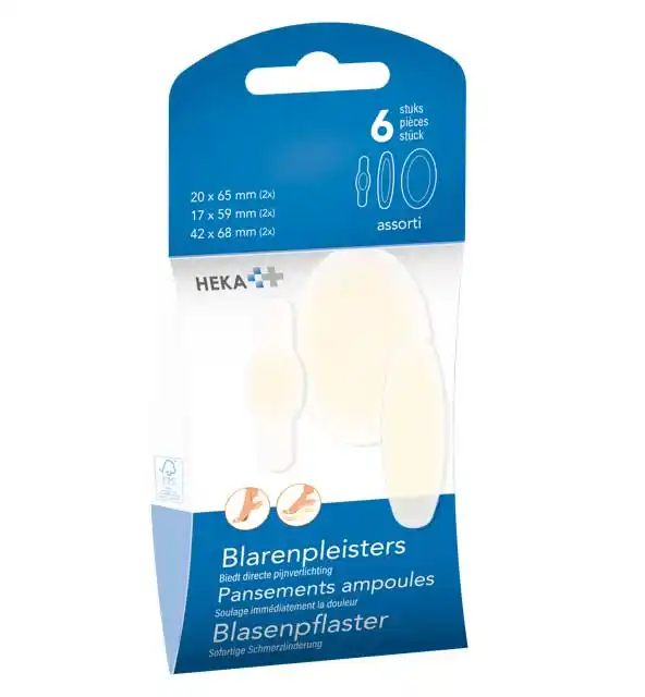HEKA Assortiment blarenpleisters (6x6 stuks)