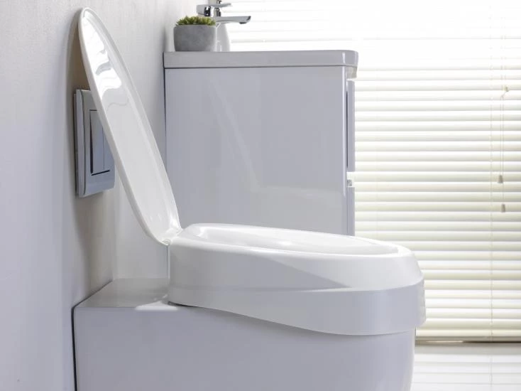 AQUATEC Toiletverhoog AT90 Ergo met deksel