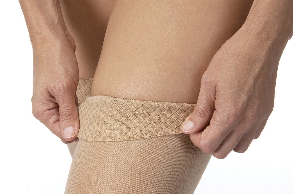 JOBST Ultrasheer Dijkous (AG) met teen - klasse I (noppen)