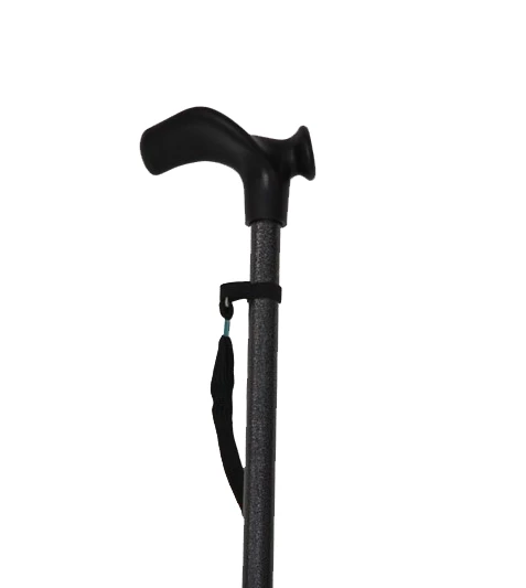 Wandelstok klein 2-delig met anatomisch handvat (links)