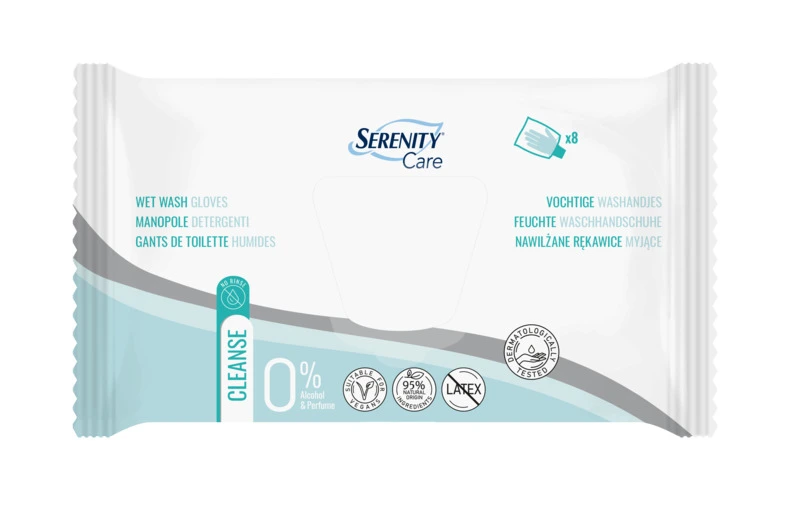 iD Care Vochtige washandjes zonder parfum (8 stuks)
