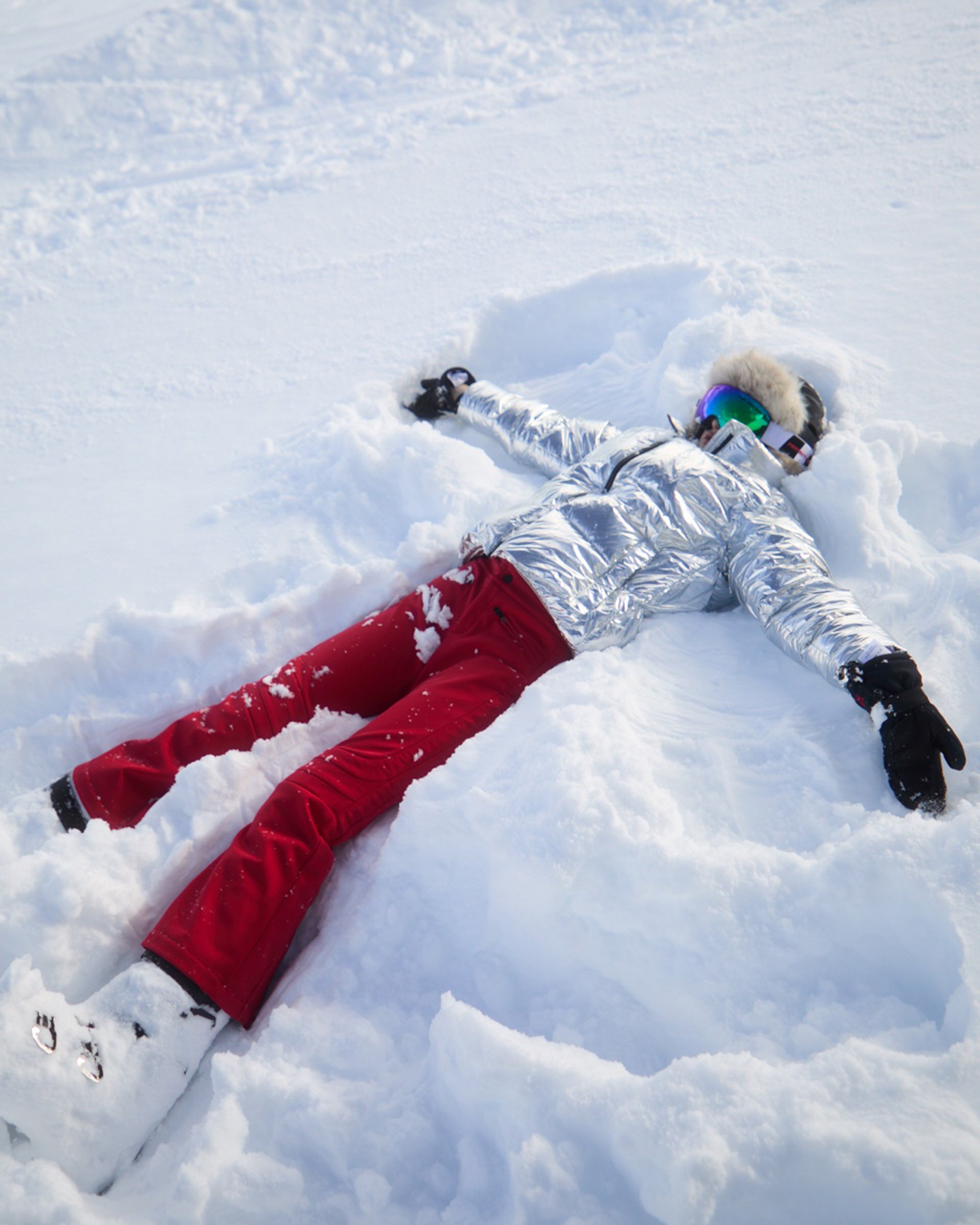 Perfect Moment スキースノボーウェア赤　パンツ High Waist Aurora Flare Ski Pant | Perfect Moment