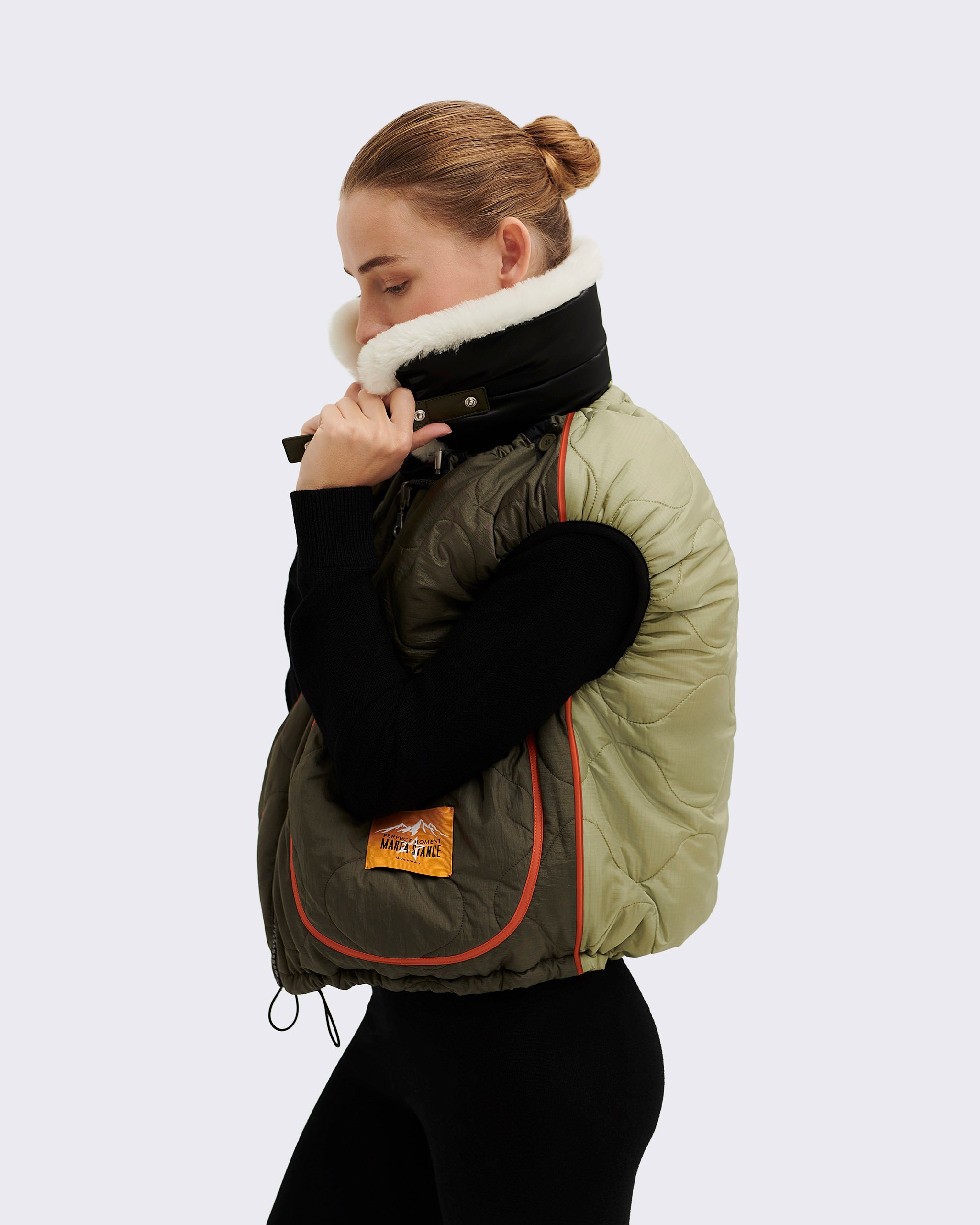 PM x Marfa Stance Shearling Aviator Collar 2