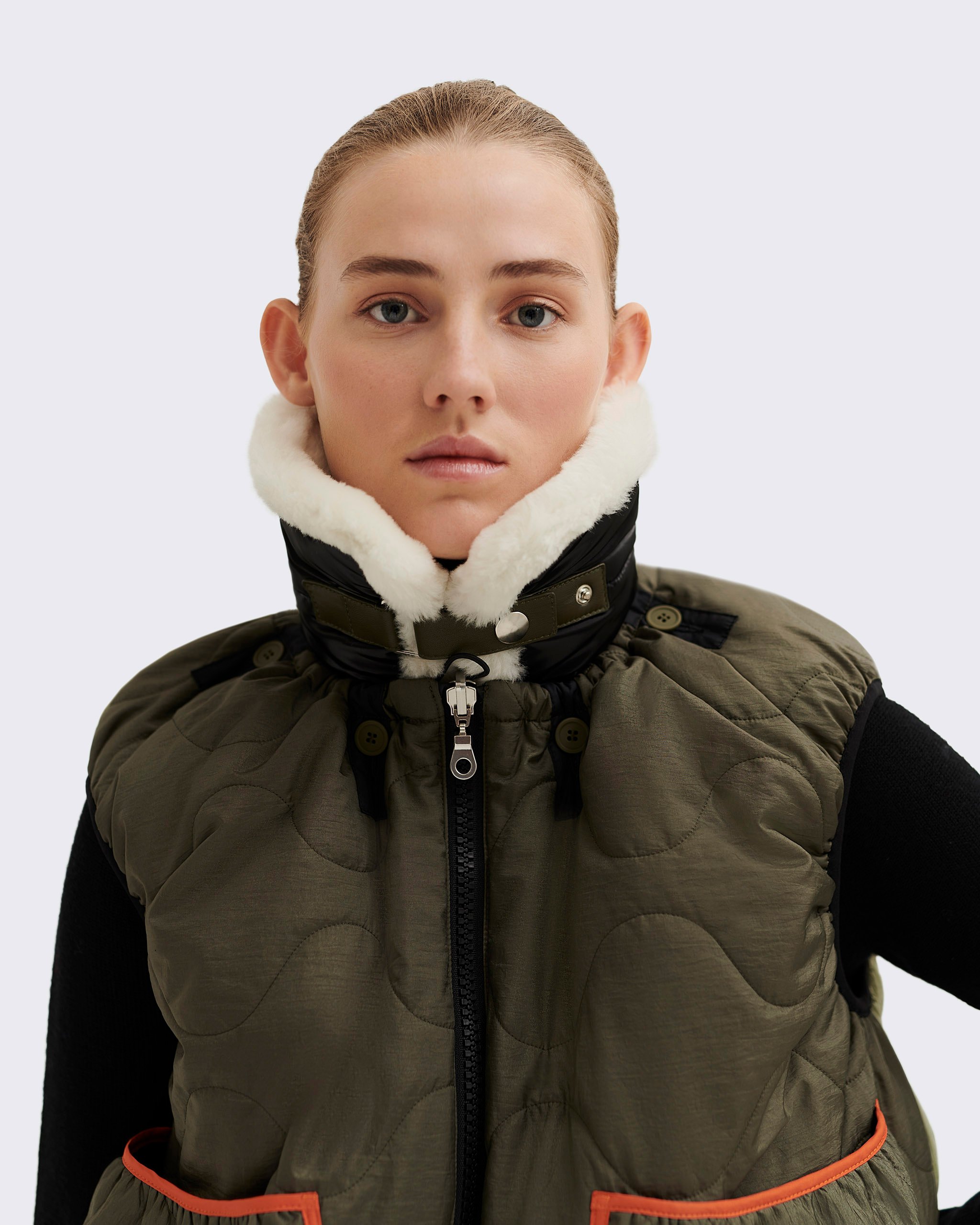 PM x Marfa Stance Shearling Aviator Collar 3