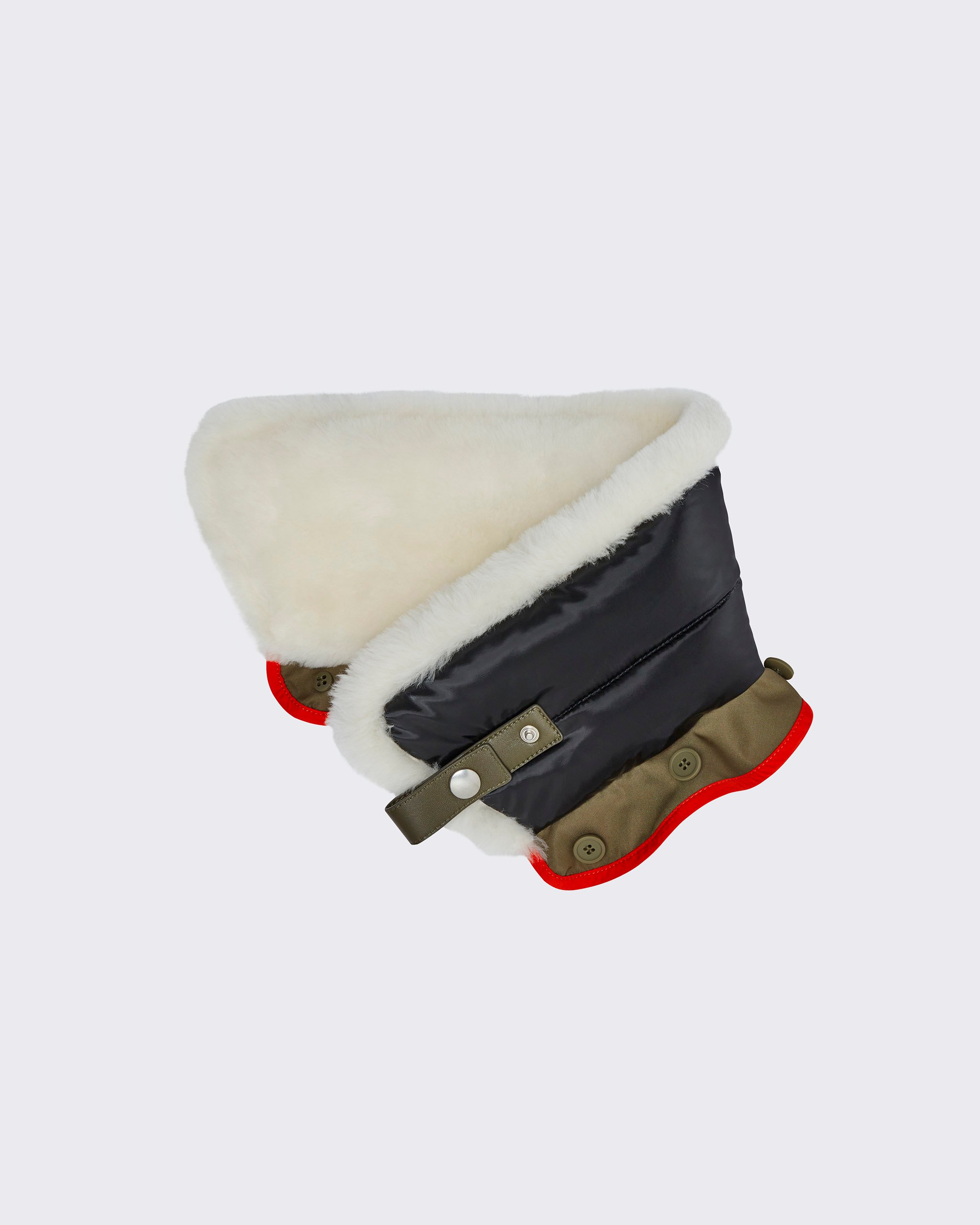 PM x Marfa Stance Shearling Aviator Collar 0